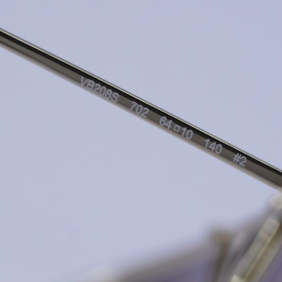 Victoria Beckham VB208S 702 Sunglasses Gold Aviator Frame, Brown Lenses - Picture 6 of 8